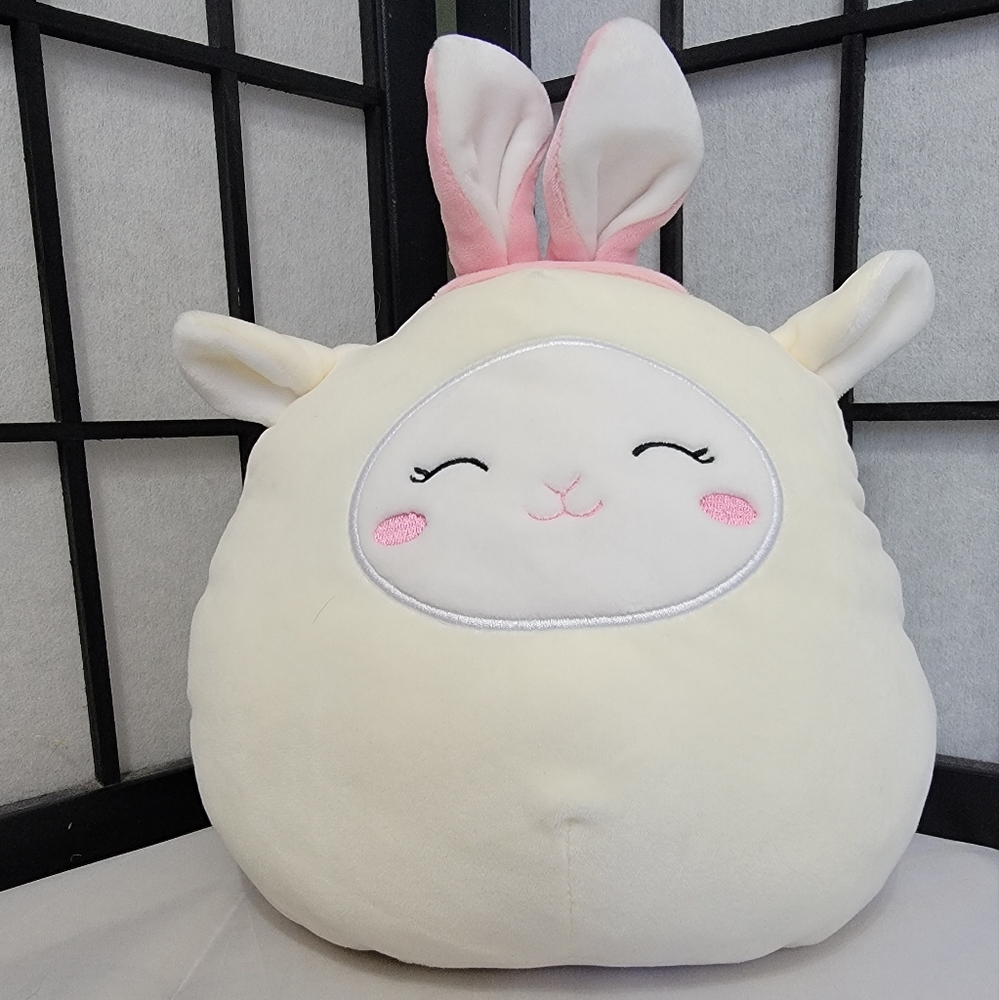 Squishmallows Sophie the Sheep in a Bunny Costume